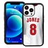 Custom Volleyball Jersey Case for iPhone 13 Pro - Hybrid (White Jersey)
