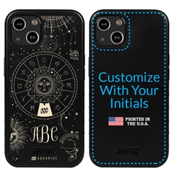 
Zodiac Case for iPhone 13 Mini - Hybrid - Aquarius - Personalized