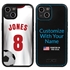 Custom Soccer Jersey Case for iPhone 13 - (Black Case, Full Color Jersey)
