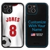 Custom Soccer Jersey Case for iPhone 13 Pro Max - (Black Case, Full Color Jersey)
