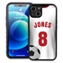 Custom Soccer Jersey Hybrid Case for iPhone 13 Pro Max - (Black Case, Full Color Jersey)
