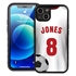 Custom Soccer Jersey Hybrid Case for iPhone 13 Pro Max - (Black Case, Full Color Jersey)
