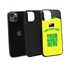 Personalized Australia Soccer Jersey Case for iPhone 13 Mini - Hybrid - (Black Case, Black Silicone)
