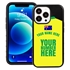 Personalized Australia Soccer Jersey Case for iPhone 13 Pro - Hybrid - (Black Case, Black Silicone)
