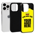 Personalized Colombia Soccer Jersey Case for iPhone 13 Pro - Hybrid - (Black Case, Black Silicone)
