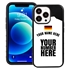 Personalized Germany Soccer Jersey Case for iPhone 13 Pro (Black Case, Black Silicone)
