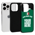 Personalized Mexico Soccer Jersey Case for iPhone 13 Pro (Black Case, Black Silicone)
