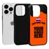 Personalized Netherlands Soccer Jersey Case for iPhone 13 Pro (Black Case, Black Silicone)
