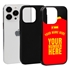 Personalized Spain Soccer Jersey Case for iPhone 13 Pro - Hybrid - (Black Case, Black Silicone)
