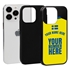 Personalized Sweden Soccer Jersey Case for iPhone 13 Pro (Black Case, Black Silicone)
