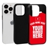 Personalized Tunisia Soccer Jersey Case for iPhone 13 Pro - Hybrid - (Black Case, Black Silicone)
