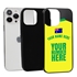 Personalized Australia Soccer Jersey Case for iPhone 13 Pro Max - Hybrid - (Black Case, Black Silicone)
