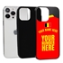 Personalized Belgium Soccer Jersey Case for iPhone 13 Pro Max (Black Case, Black Silicone)
