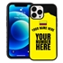 Personalized Colombia Soccer Jersey Case for iPhone 13 Pro Max - Hybrid - (Black Case, Black Silicone)
