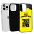 Personalized Colombia Soccer Jersey Case for iPhone 13 Pro Max - Hybrid - (Black Case, Black Silicone)
