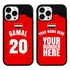 Personalized Egypt Soccer Jersey Case for iPhone 13 Pro Max (Black Case, Black Silicone)
