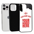 Personalized England Soccer Jersey Case for iPhone 13 Pro Max - Hybrid - (Black Case, Black Silicone)
