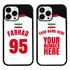 Personalized Iran Soccer Jersey Case for iPhone 13 Pro Max (Black Case, Black Silicone)
