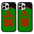 Personalized Morocco Soccer Jersey Case for iPhone 13 Pro Max - Hybrid - (Black Case, Black Silicone)
