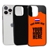 Personalized Netherlands Soccer Jersey Case for iPhone 13 Pro Max - Hybrid - (Black Case, Black Silicone)

