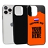 Personalized Netherlands Soccer Jersey Case for iPhone 13 Pro Max (Black Case, Black Silicone)
