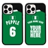 Personalized Nigeria Soccer Jersey Case for iPhone 13 Pro Max (Black Case, Black Silicone)
