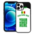 Personalized Senegal Soccer Jersey Case for iPhone 13 Pro Max - Hybrid - (Black Case, Black Silicone)
