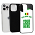 Personalized Senegal Soccer Jersey Case for iPhone 13 Pro Max - Hybrid - (Black Case, Black Silicone)
