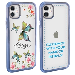 
Personalized Insects Case for iPhone 11 – Clear – Butterfly Wonderland