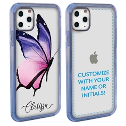 
Personalized Insects Case for iPhone 11 Pro – Clear – Big Pink Butterfly