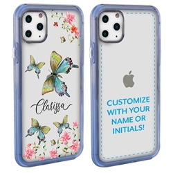 
Personalized Insects Case for iPhone 11 Pro – Clear – Butterfly Wonderland