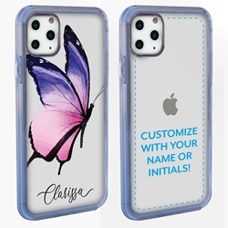 
Personalized Insects Case for iPhone 11 Pro Max – Clear – Big Pink Butterfly