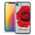Personalized Floral Case for iPhone 7 / 8 / SE – Clear – Big Beautiful Rose
