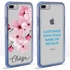 Personalized Floral Case for iPhone 7 Plus / 8 Plus – Clear – Big Beautiful Cherry Blossom

