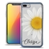 Personalized Floral Case for iPhone 7 Plus / 8 Plus – Clear – Big Beautiful Daisy
