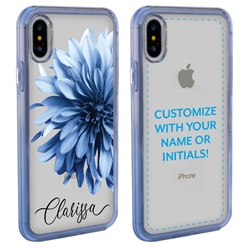 
Personalized Floral Case for iPhone X / XS – Clear – Big Beautiful Dahlia