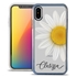 Personalized Floral Case for iPhone X / XS – Clear – Big Beautiful Daisy
