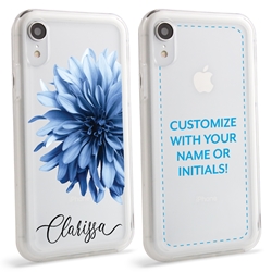 
Personalized Floral Case for iPhone XR – Clear – Big Beautiful Dahlia