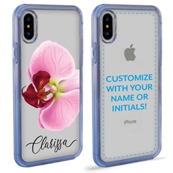 
Personalized Floral Case for iPhone Xs Max – Clear – Big Beautiful Orchid
