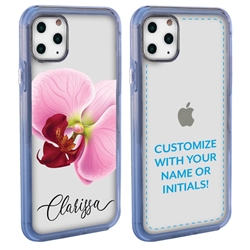 
Personalized Floral Case for iPhone 11 Pro – Clear – Big Beautiful Orchid
