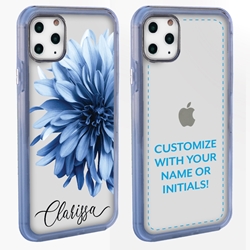 
Personalized Floral Case for iPhone 11 Pro Max – Clear – Big Beautiful Dahlia