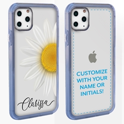 
Personalized Floral Case for iPhone 11 Pro Max – Clear – Big Beautiful Daisy