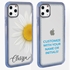 Personalized Floral Case for iPhone 11 Pro Max – Clear – Big Beautiful Daisy
