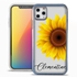 Personalized Floral Case for iPhone 11 Pro Max – Clear – Big Beautiful Sunflower
