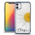 Personalized Floral Case for iPhone 12 / 12 Pro – Clear – Big Beautiful Daisy
