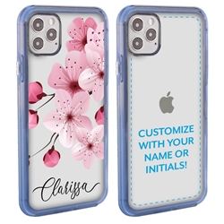 
Personalized Floral Case for iPhone 12 Pro Max – Clear – Big Beautiful Cherry Blossom