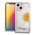 Personalized Floral Case for iPhone 13 Mini – Clear – Big Beautiful Daisy
