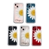Personalized Floral Case for iPhone 13 Mini – Clear – Big Beautiful Daisy
