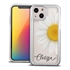 Personalized Floral Case for iPhone 13 – Clear – Big Beautiful Daisy

