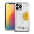Personalized Floral Case for iPhone 13 Pro – Clear – Big Beautiful Daisy

